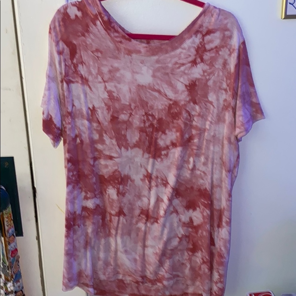 Pink Tie-Dye T-shirt